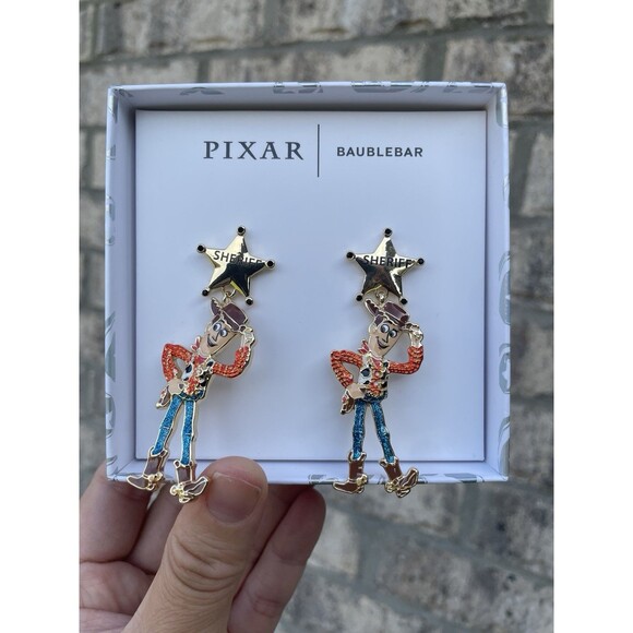 2025 Baublebar Disney Toy Story Sheriff Woody Drop Earrings - Picture 1 of 4
